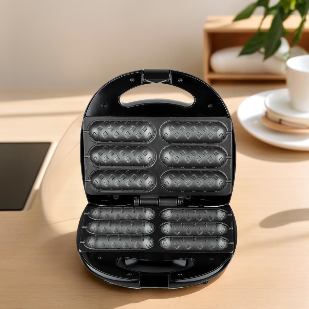 Máquina Eléctrica para Crepe Suiço, CornDogs, Crepaletas