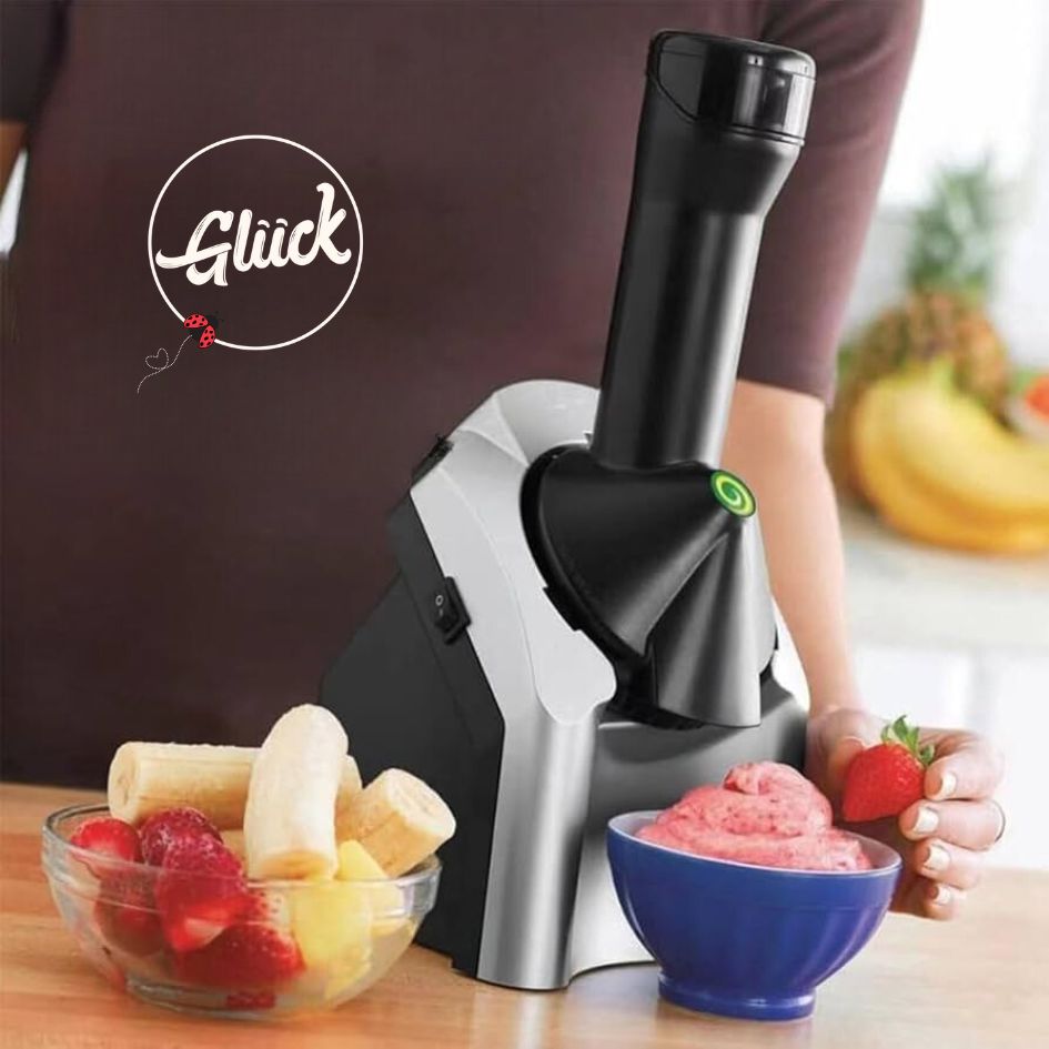 Ice Cream Maker Máquina Para Helados de Frutas Saludables Artesanales y Veganos