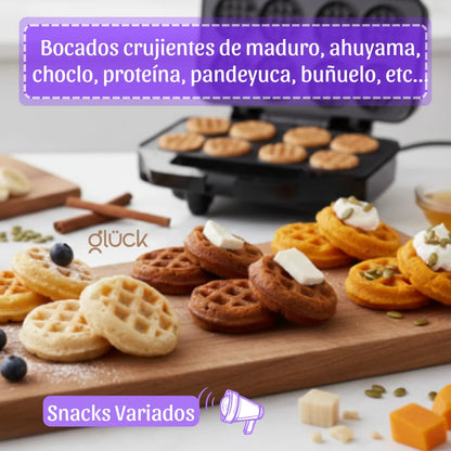 Waflera X 8 Waffle Bites - Prepara Mini Bocados de Waffle al Instante