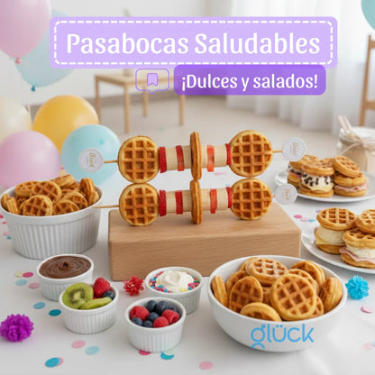 Waflera X 8 Waffle Bites - Prepara Mini Bocados de Waffle al Instante