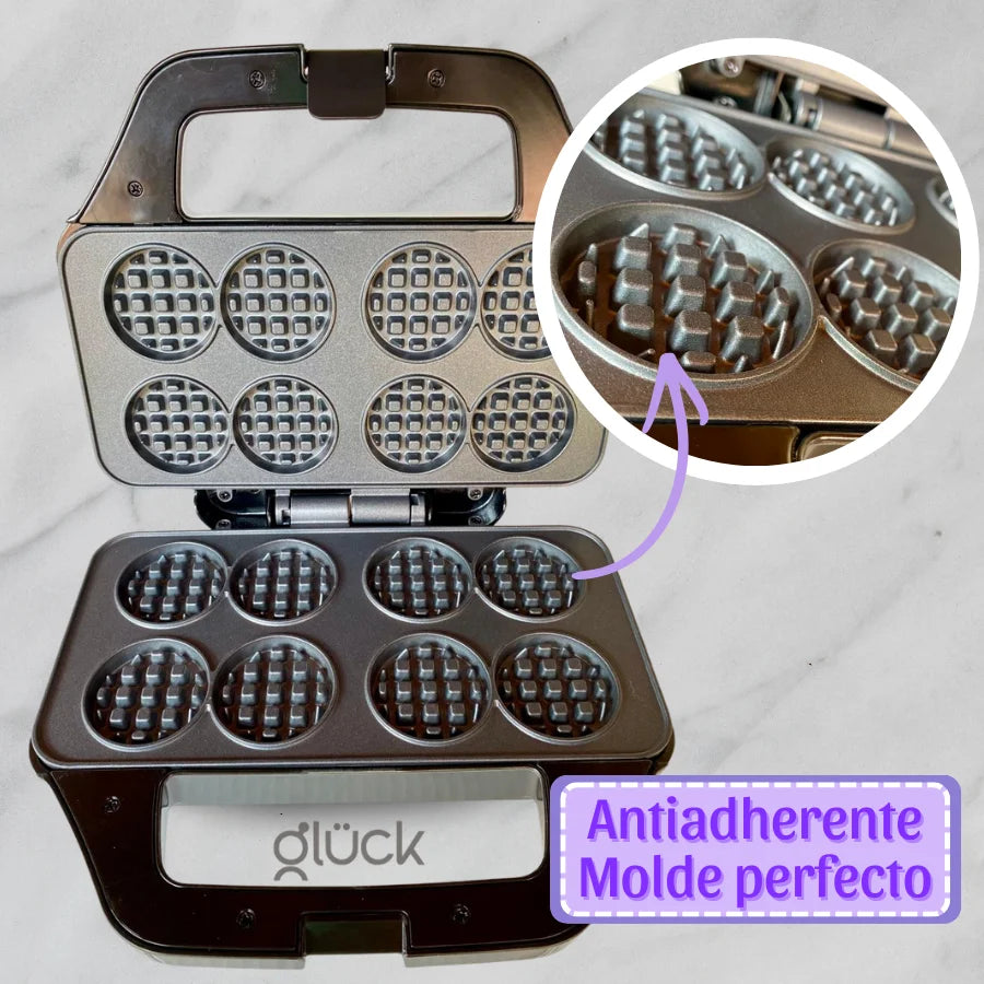 Waflera X 8 Waffle Bites - Prepara Mini Bocados de Waffle al Instante