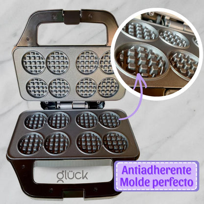Waflera X 8 Waffle Bites - Prepara Mini Bocados de Waffle al Instante
