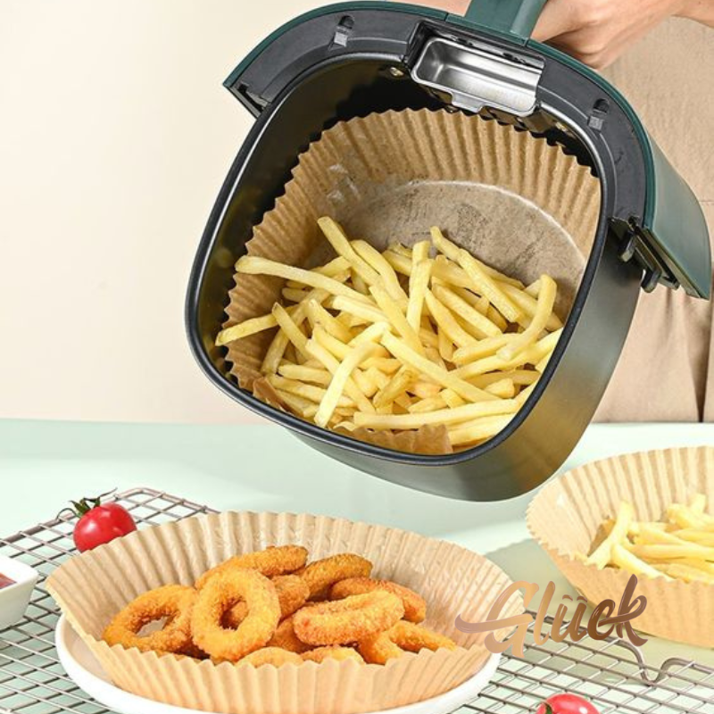 Papel Encerado Para Olla Freidora, Molde Antiadherente Protector Air Fryer