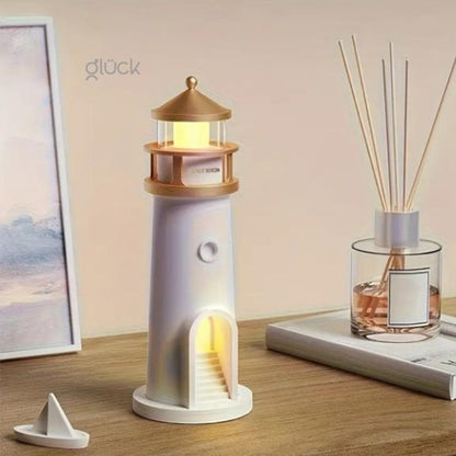 Lampara Faro Proyector de Luna - Relajante y Decorativa Crea Ambientes Cálidos y Tranquilos